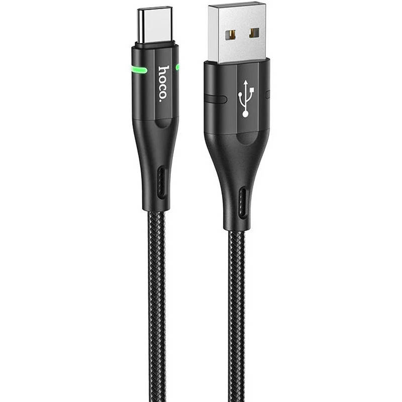 

USB Cable Hoco U93 Shadow Type-C Black 1.2m, Черный