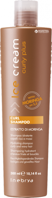 

Шампунь для вьющихся волос Inebrya Ice Cream Curly Plus Curl Shampoo 300 мл.