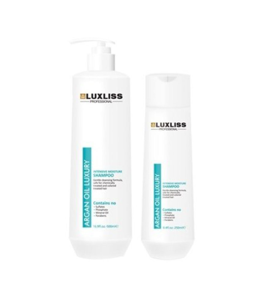 

Увлажняющий аргановый шампунь Argan oil moistuire repair shampoo LuxLiss 250 мл