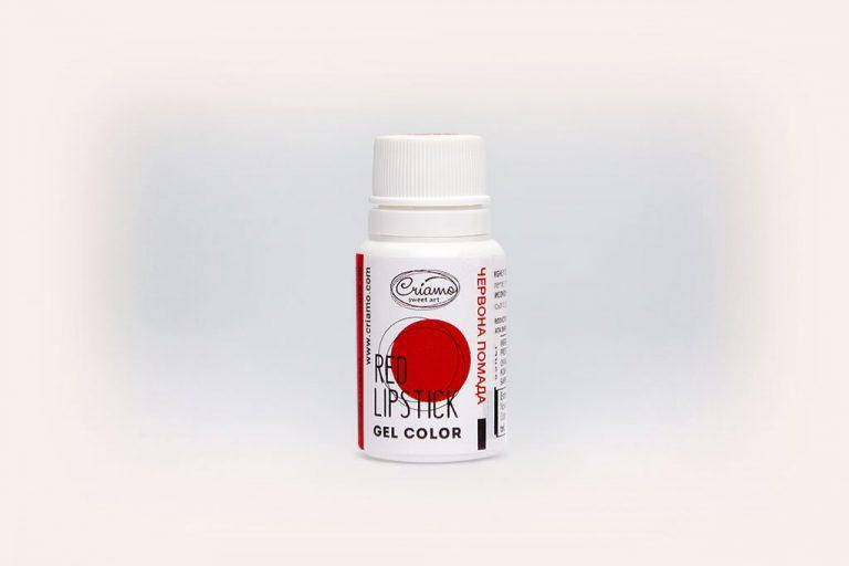 

Гелевый краситель Супер-мини красная помада/Red Lipstic, Criamo, 10 г.