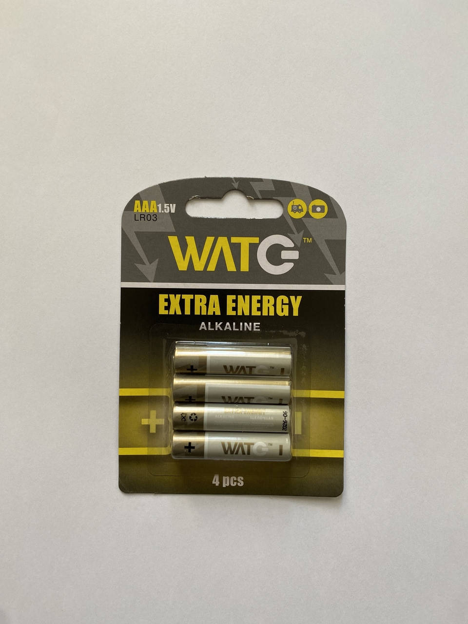 

Батарейка LR03 Watc, 1шт (блистер по 4шт) AAA alkaline