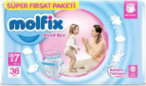 

Подгузники-трусики Molfix 7 Max 19+ кг. (36 шт.)