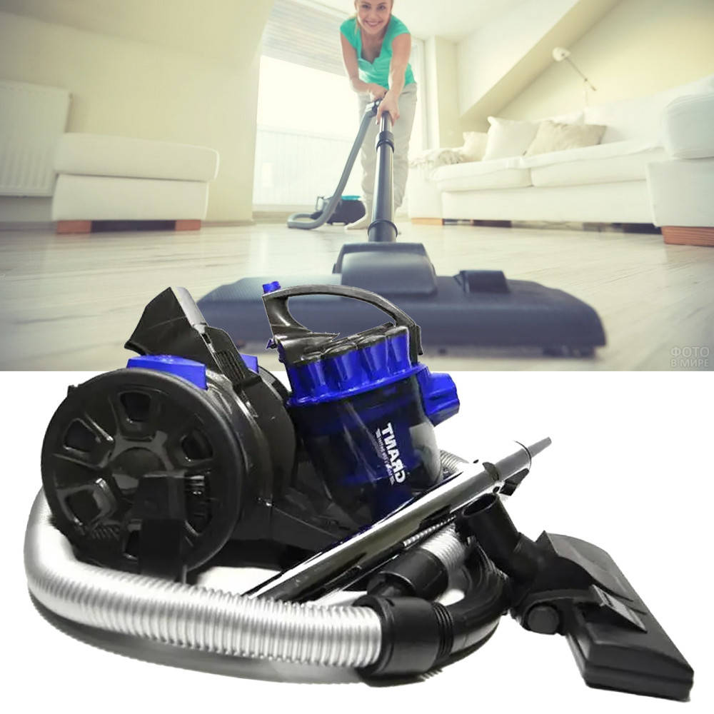 

Пылесос с контейнером 4000 Вт Steinberg GD-1605 / Пылесос без мешка / Контейнерный циклонный пылесос