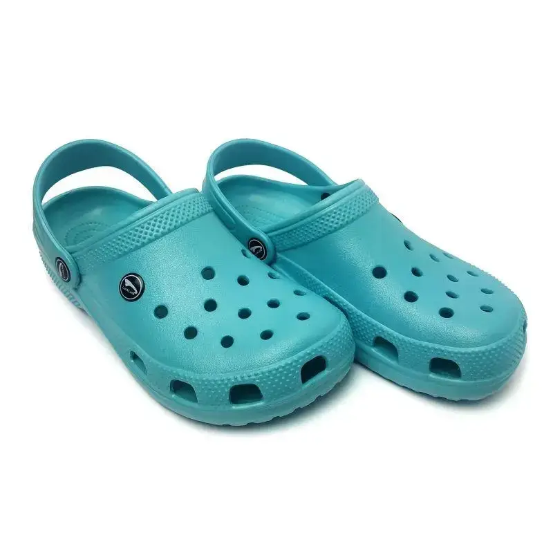 

Кроксы женские сабо шлепанцы резиновые закрытые бирюзовые 41(26,5 см)