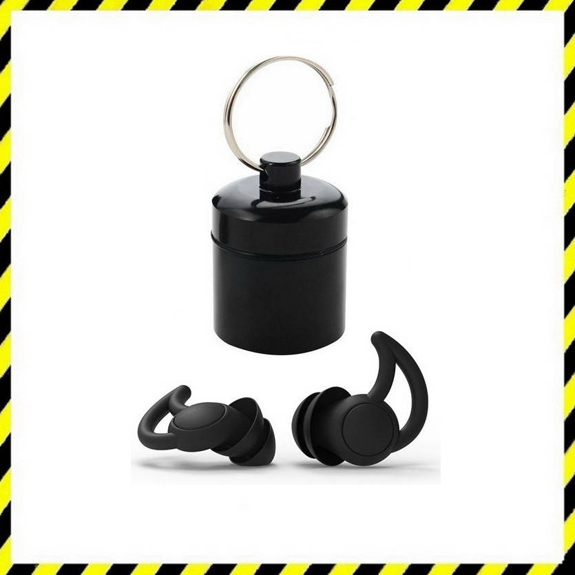 

Стрелковые тактические беруши пассивные для военных, охоты Tactical Pro Plugz Black 2 flange