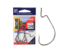 

Крючок Zeox Worm 302BN №1/0(6шт)