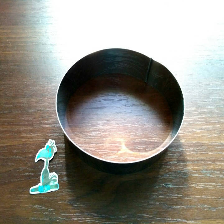 

Кольцо кондитерское для тартов 18 см., Светло-серый