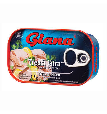 

Печень трески в собственном соку Giana 115 грм