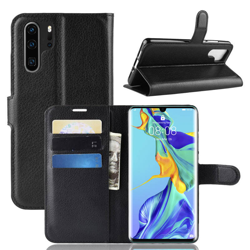 

Чехол-книжка Litchie Wallet для Huawei P30 Pro Black, Черный