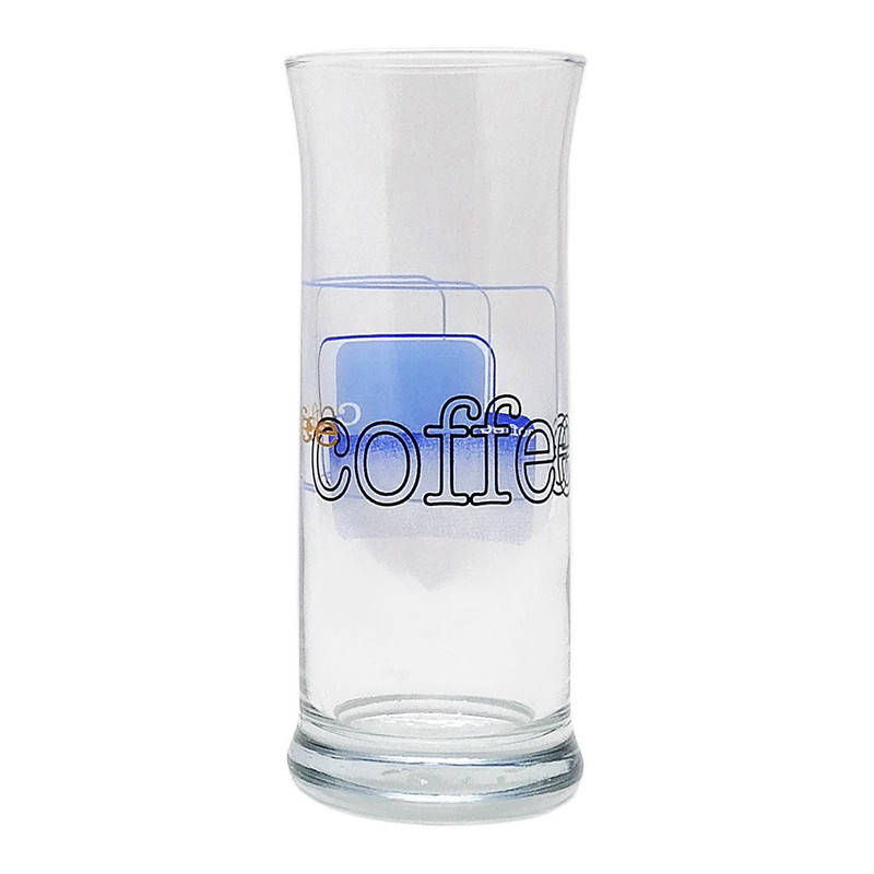 

Стакан стеклянный Uniglass декор Coffee Blue 310 мл. для кофе