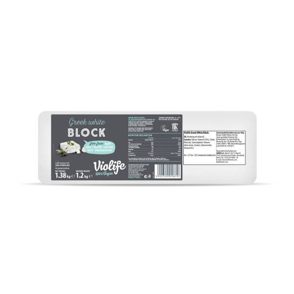 

Веган сир фета (грецькой) Рослинний Vio Life Greek White (Feta) 1.2 kg
