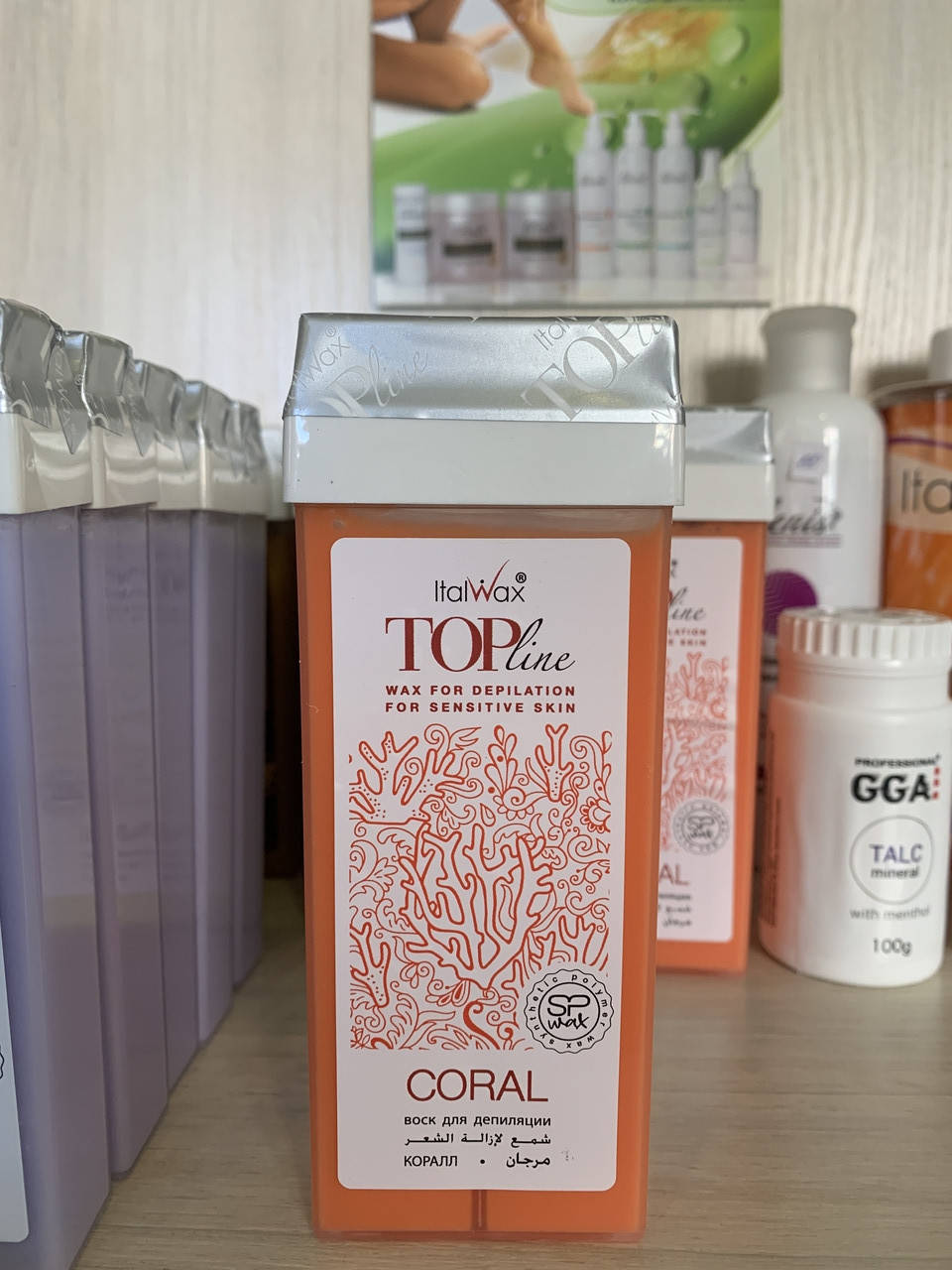 

Воск для депиляции в кассете(картридже) ItalWax Top Line Coral, 100 мл