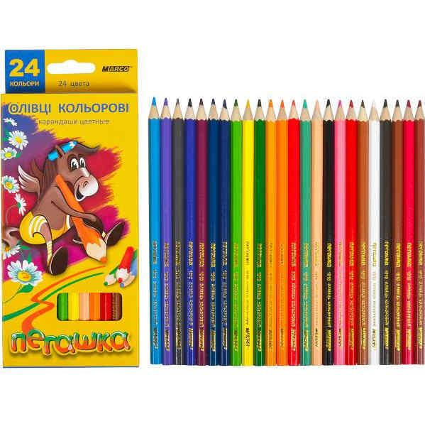 

Карандаши цветные Marco Пегашка 24 цветов