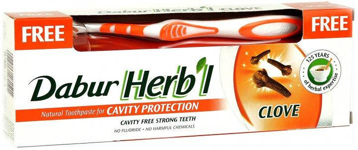 

Зубная паста Dabur Herb'l Гвоздика 150 г + щетка