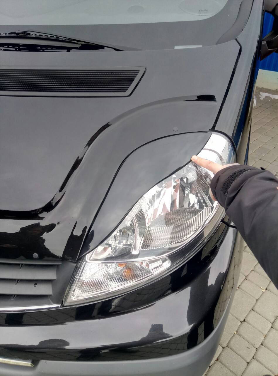 

Реснички Porsche-style - Opel Vivaro 2001-2015 гг.