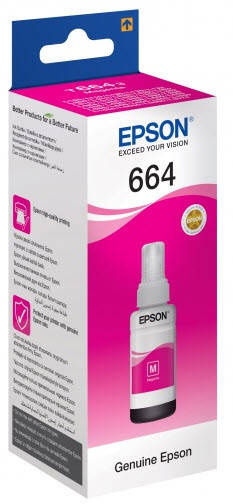 

Чернила EPSON Контейнер EPSON C13T66434A для L100/L200 magenta
