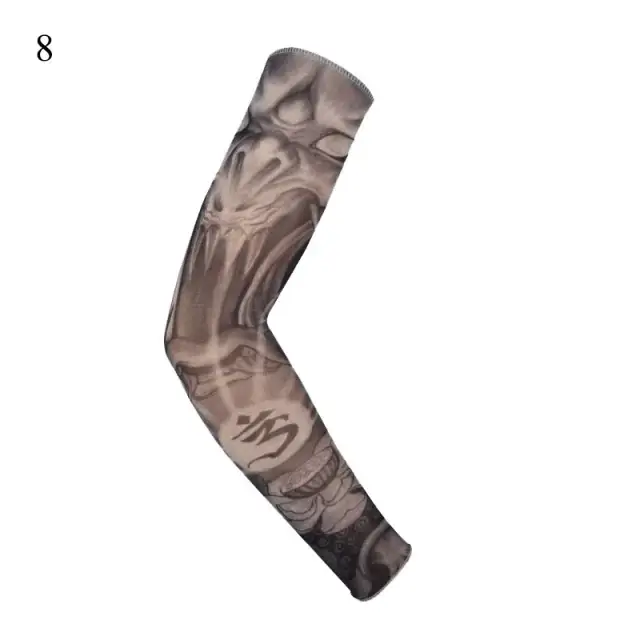 

Яркие стильные тату-рукава. Съемные тату нарукавники, модный тату рукав