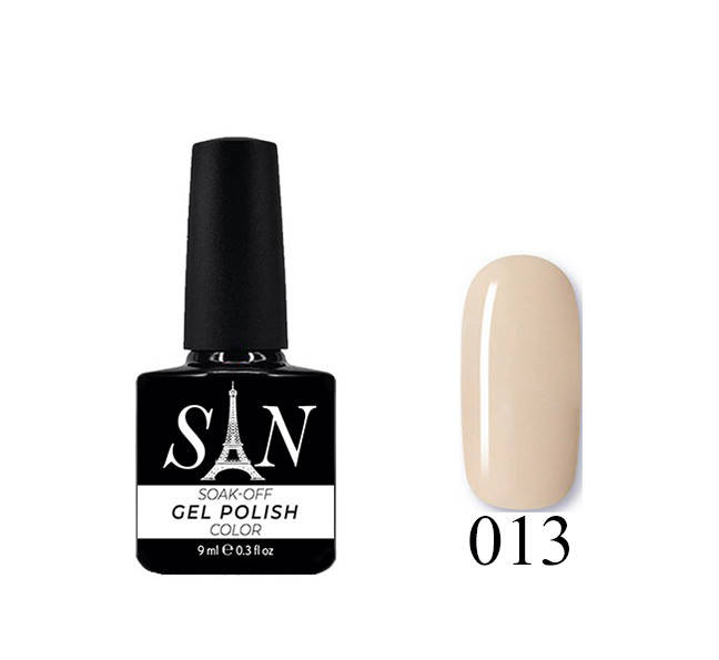 

Гель лак для ногтей SAN gel soak-off 9 мл №013