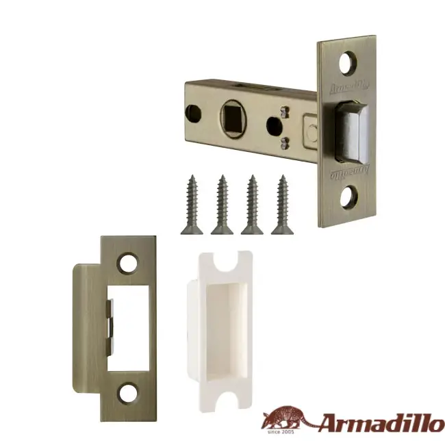 

Врезная защелка Armadillo LH 120-45-25 AB бронза