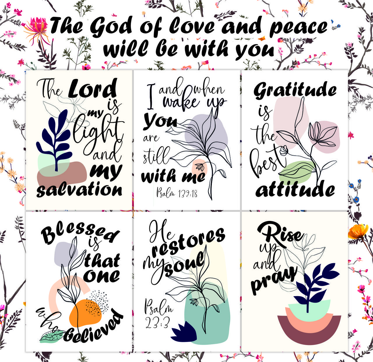 

Наклейки фігурні: The God of love and peace