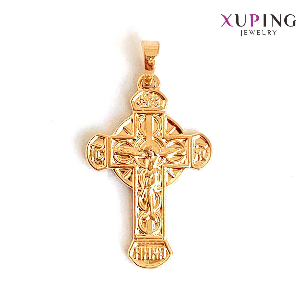 

Крестик Xuping для цепочки до 4 мм, размер 28*18 мм, вес 3 г, позолота 18K, ХР01627 (1)