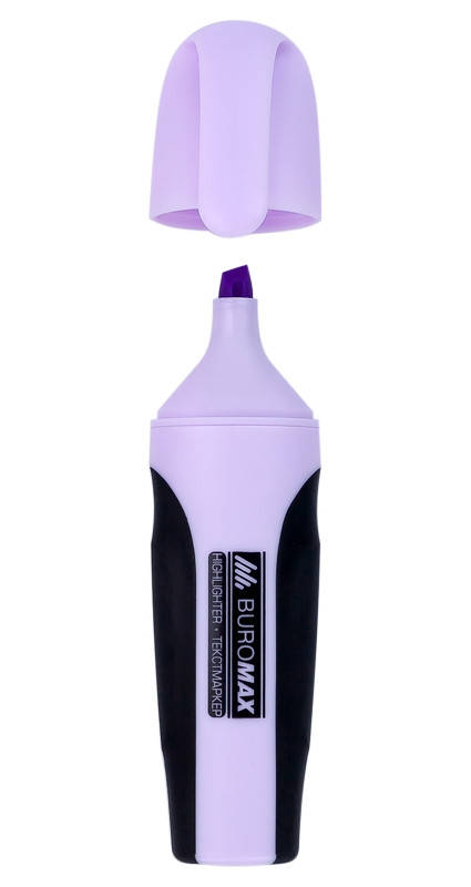 

Маркер текстовыделитель Buromax PASTEL лавандовый (BM.8905-39), Черный