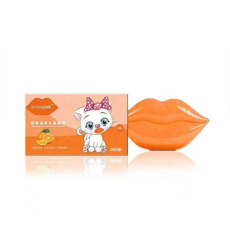 

Гидрогелевые патчи для губ с экстрактом апельсина Sersanlove Sweet Orange Nourishing Crystal Lip Mask 60г/20шт