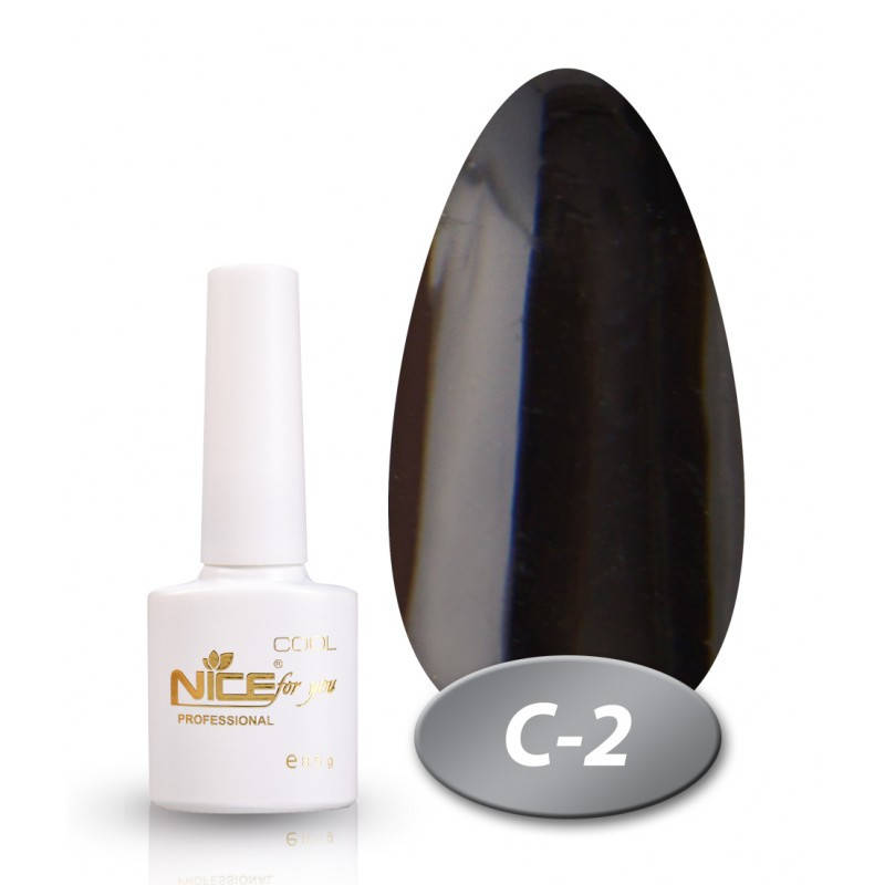 

Гель-лак Nice for You COOL C-02 черный 8,5 мл
