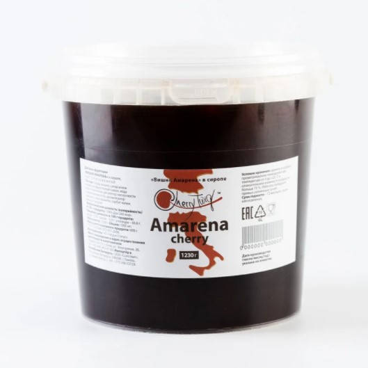 

Вишня Амарена в сиропе (1,3кг)