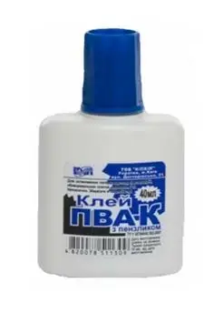 

Клей, ПВА з пензликом, КіП, 40 мл