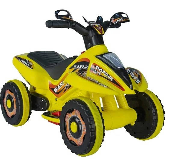 

Детский квадроцикл SAFARI на аккумуляторе 6V (ЖЕЛТЫЙ)
