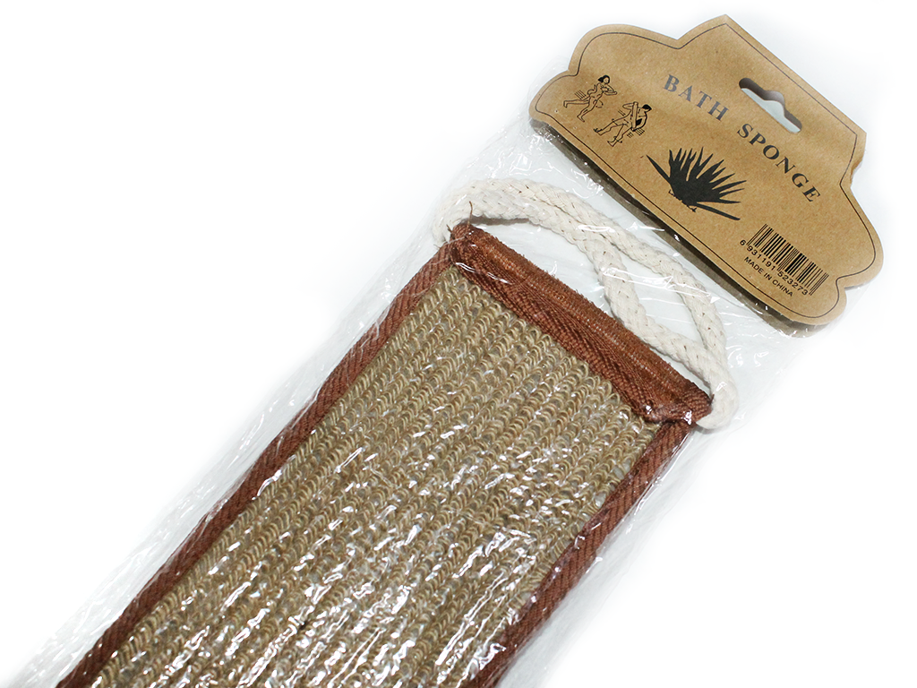 

Мочалка банная с веревками кактусовая/60х11см