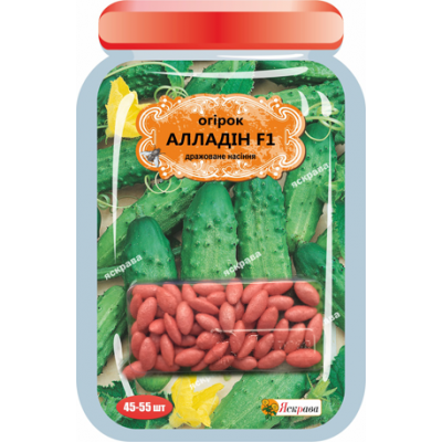 

Огурец дражже Алладин F1(БАНКА) 50сем