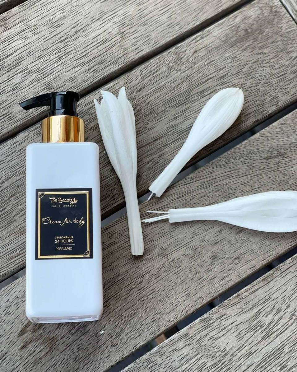 

Крем для тела парфюмированный Увлажнение 24 часа Top Beauty 200ml