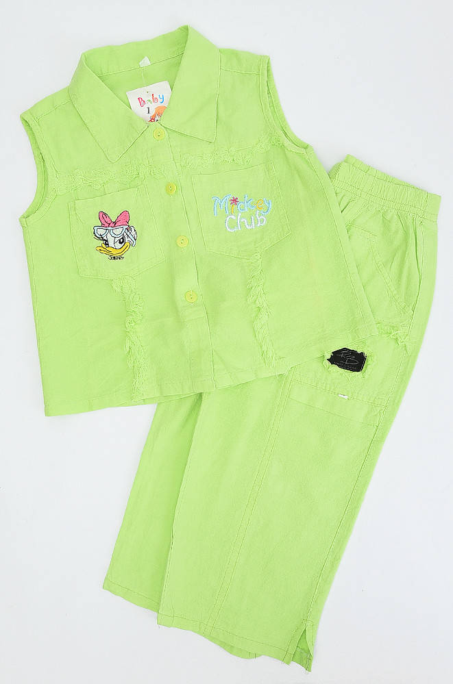 

Костюм детский девочка салатовый AAA 134841M