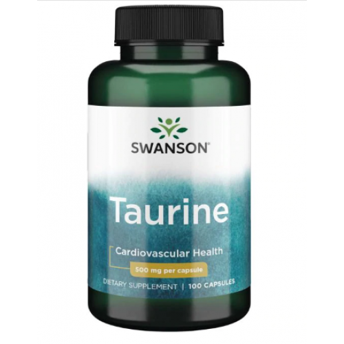 

Taurine 500 mg Swanson, 100 капсул