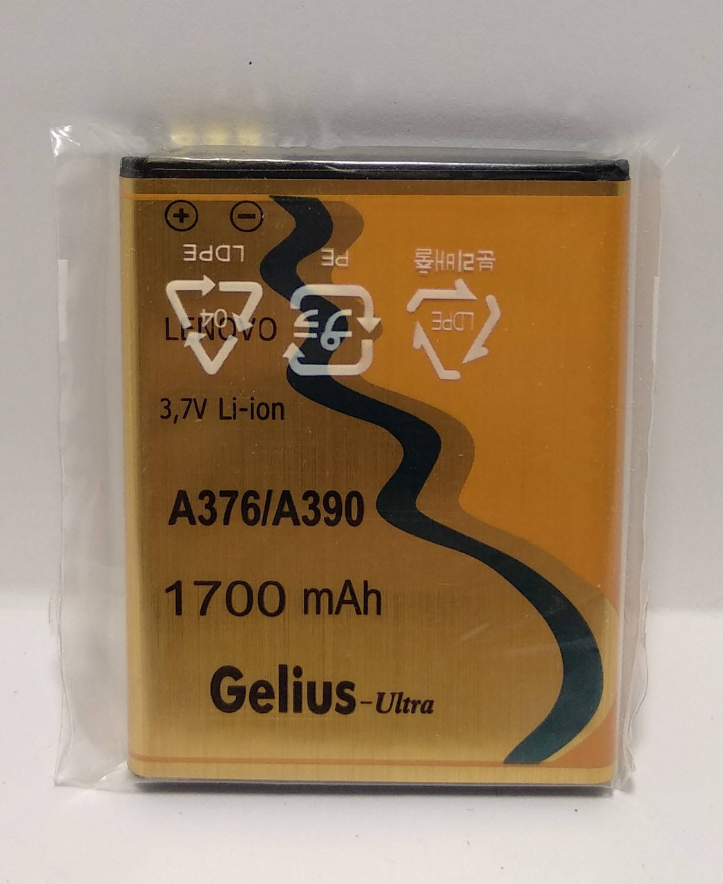 

Аккумулятор Gelius Ultra для Lenovo A376 / A390 BL-171 1700mAh
