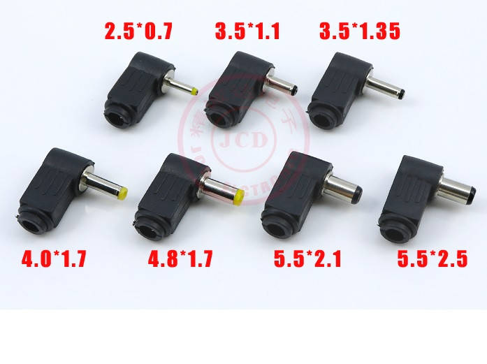 

Переходник DC 2.5x0.7mm(папа) под пайку, штекер 90° /