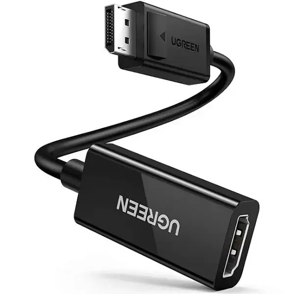 

Конвертер Ugreen DisplayPort to HDMI 4k*2k 0.15м Black, Черный