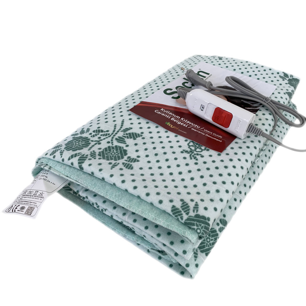 

Простыня с подогревом, Электропростынь. Электроодеяло SeCKIN 160х120 Байковая Влагостойкая