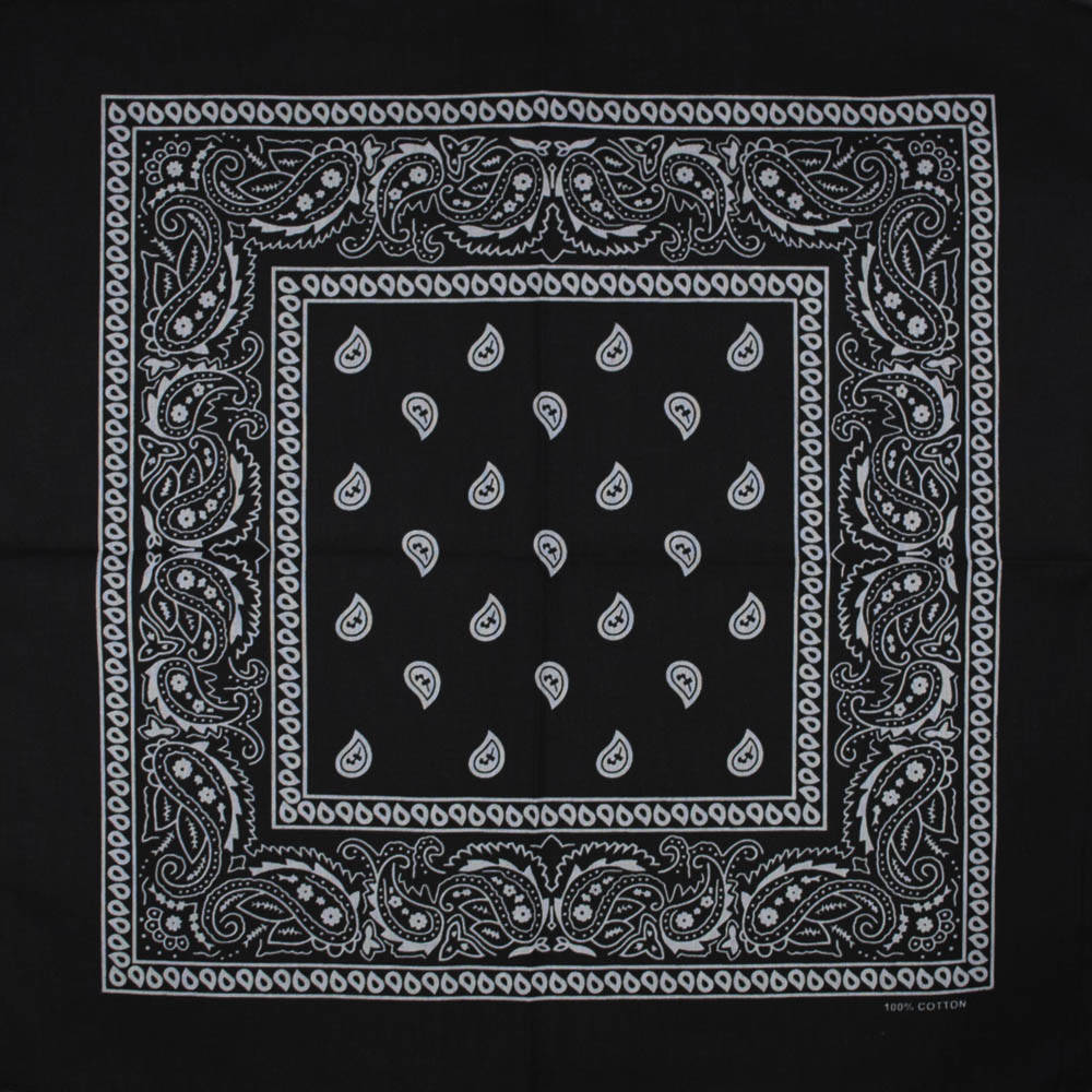 

Бандана BAN-080 Черная, Черный