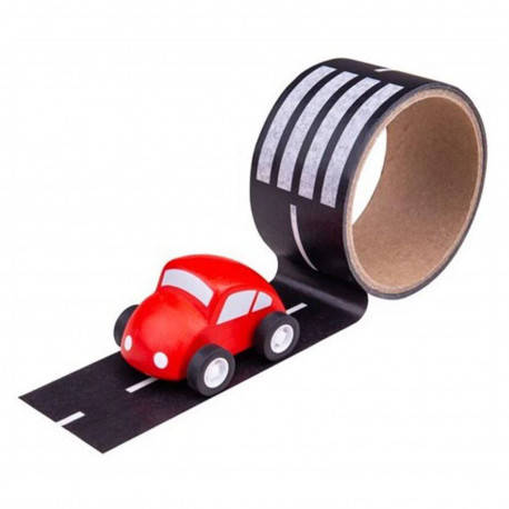 

Дорога с поворотами на клейкой основе MiDeer Toys, Черный