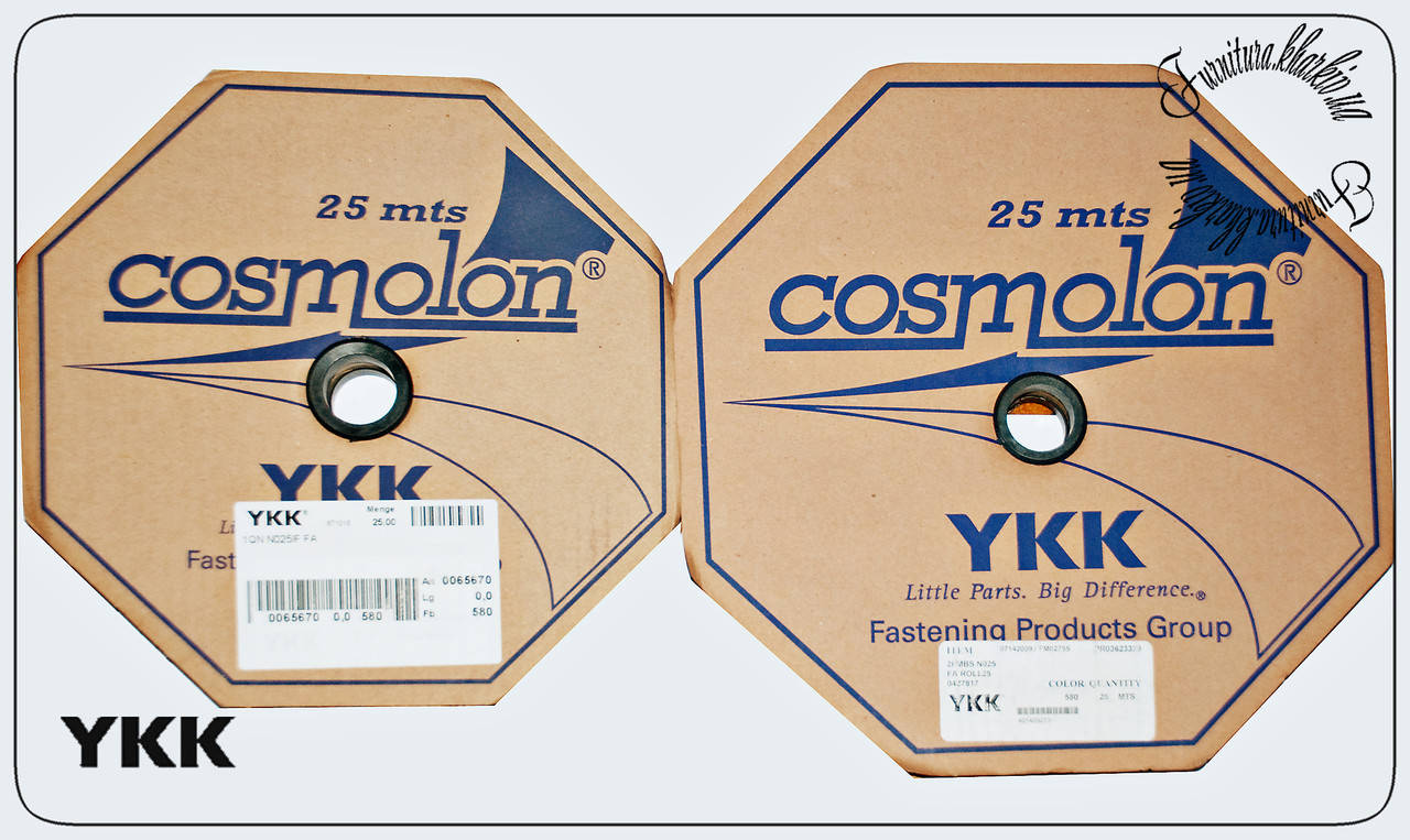 

Липучка YKK ширина 25мм черная