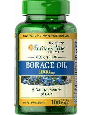 

Масло огуречника Borage Oil 1000 мг 100 капсул