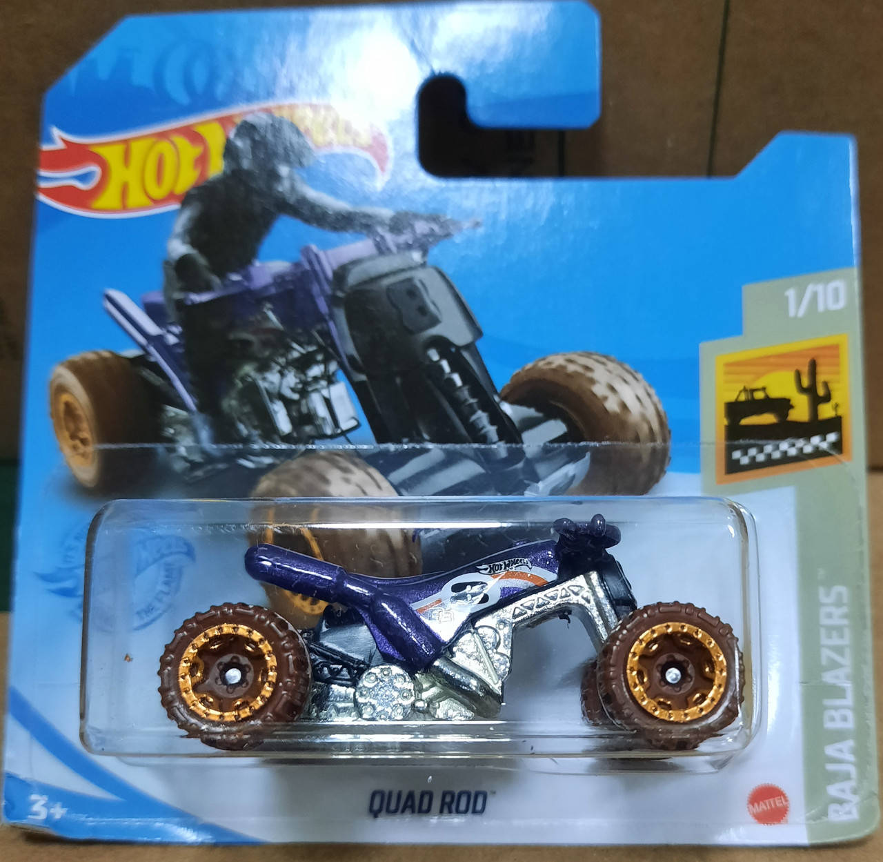 

Hot Wheels Baja Blazers 2021 Quad Rod 1/10 2/250 GTC50 Квадроцикл Машинки базові колекційні Хот Вілс, Разные цвета