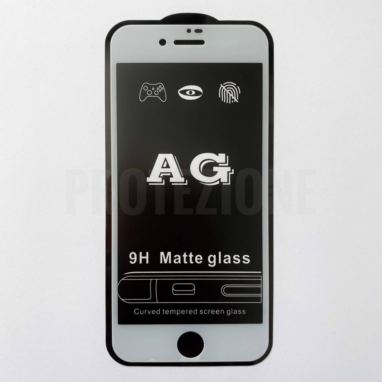 

Защитное матовое стекло 2.5D AG Matte Glass для iPhone 7 / 8 / SE 2020 - White, Черный