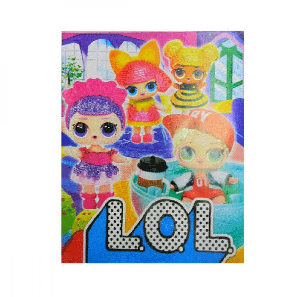

Раскраска А4, 12 стр LOL - 4 куколки