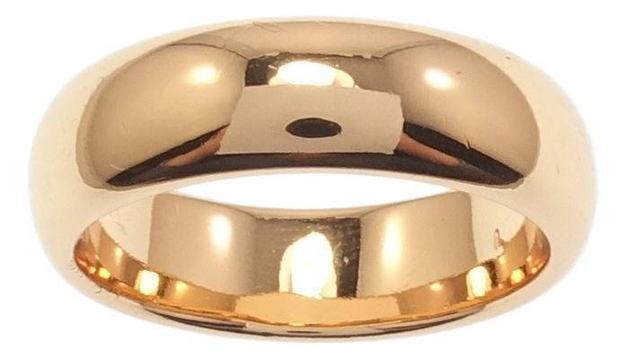 

Кольцо Xuping Позолота 18K "Обручальное 6 мм" р. 15.5,16.5,17.5, 18,19.5,20.5,21,23