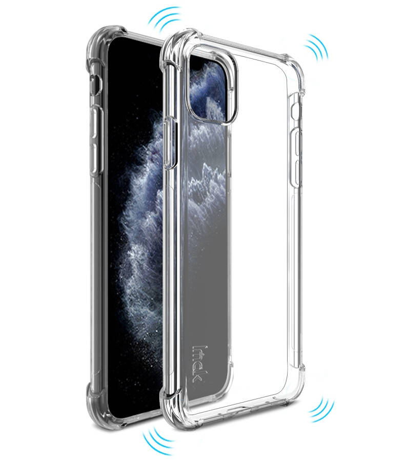 

Силиконовый прозрачный чехол для iPhone 11 Pro усиленные углы