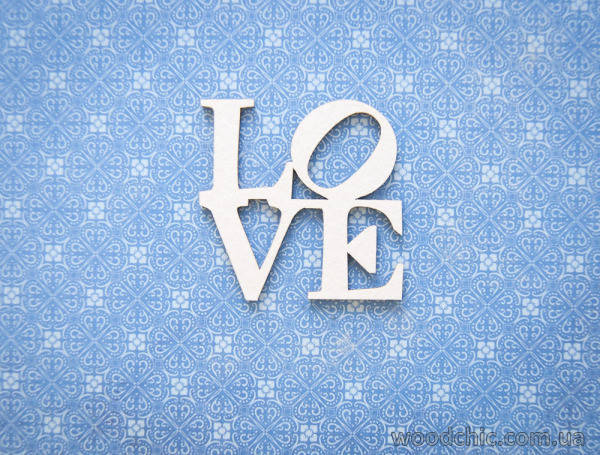 

Чипборд Love